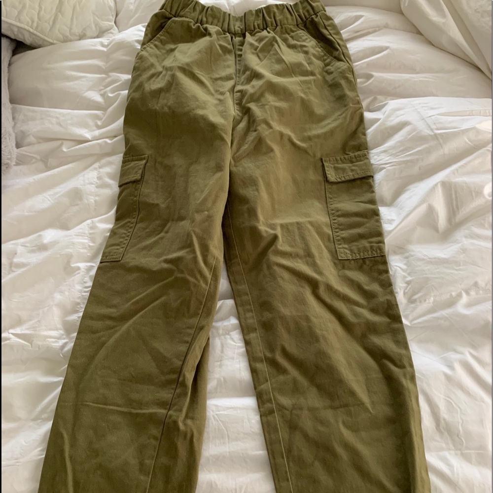 H&M Army Green Cargo Pants